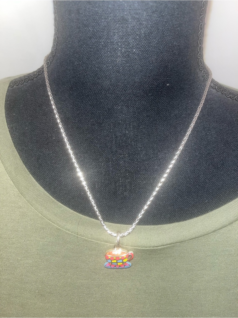 Brighton Coffee Cup Necklace - Picture 3 of 8